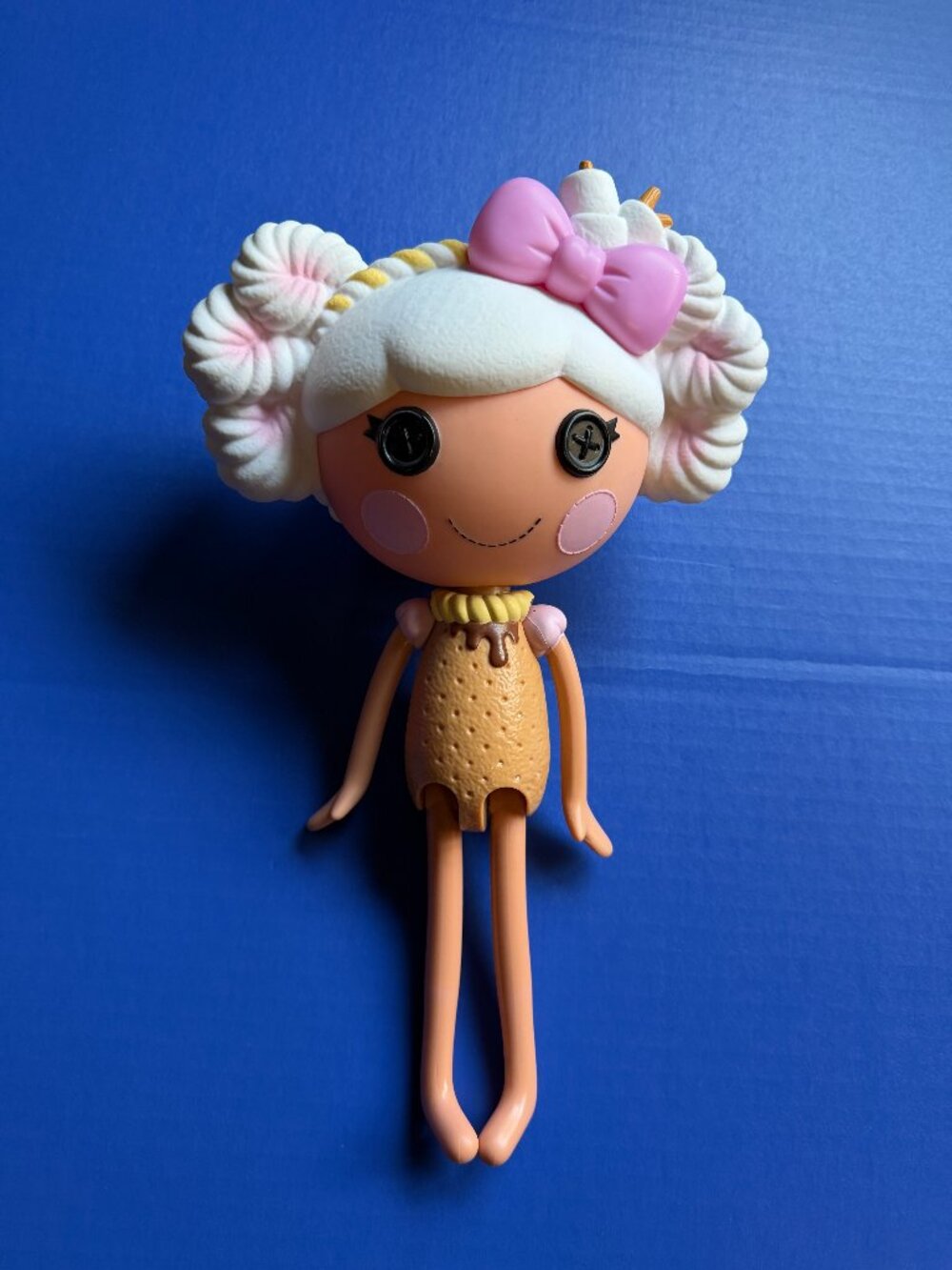 RARE Lalaloopsy Toasty Sweet Fluff Doll Full Size HTF Pink & White Doll 13"